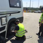 Reifenpanne am Gardasee