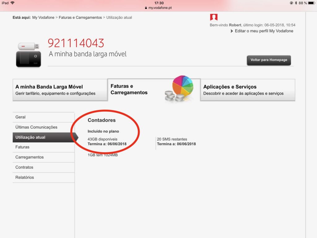 Mobiles Internet in Portugal