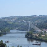 Blick von der Uni auf den Rio Mondego