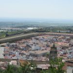 Blick über die Stadt in der Festung