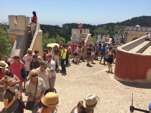 Schlange vor dem Palacio da Pena
