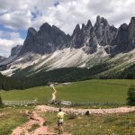 Fast geschafft. Die Brogles Hütte liegt vor uns