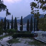 Stellplatz mit Blick auf Salo