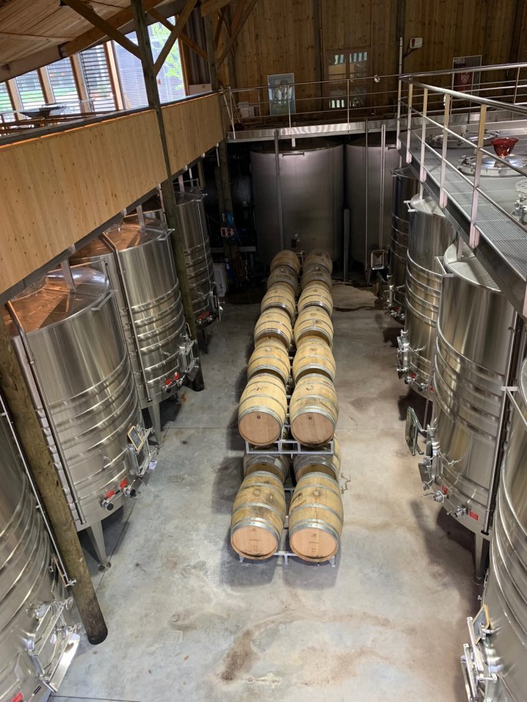 Im Inneren der Kellerei