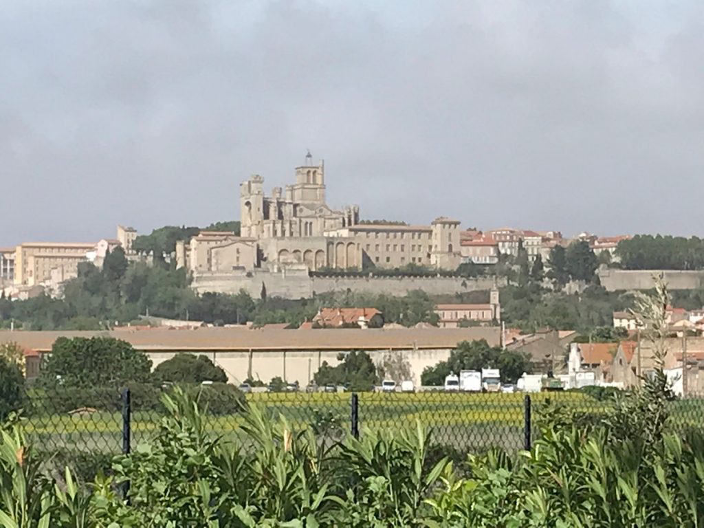 Blick auf die Kathedrale von Bézier