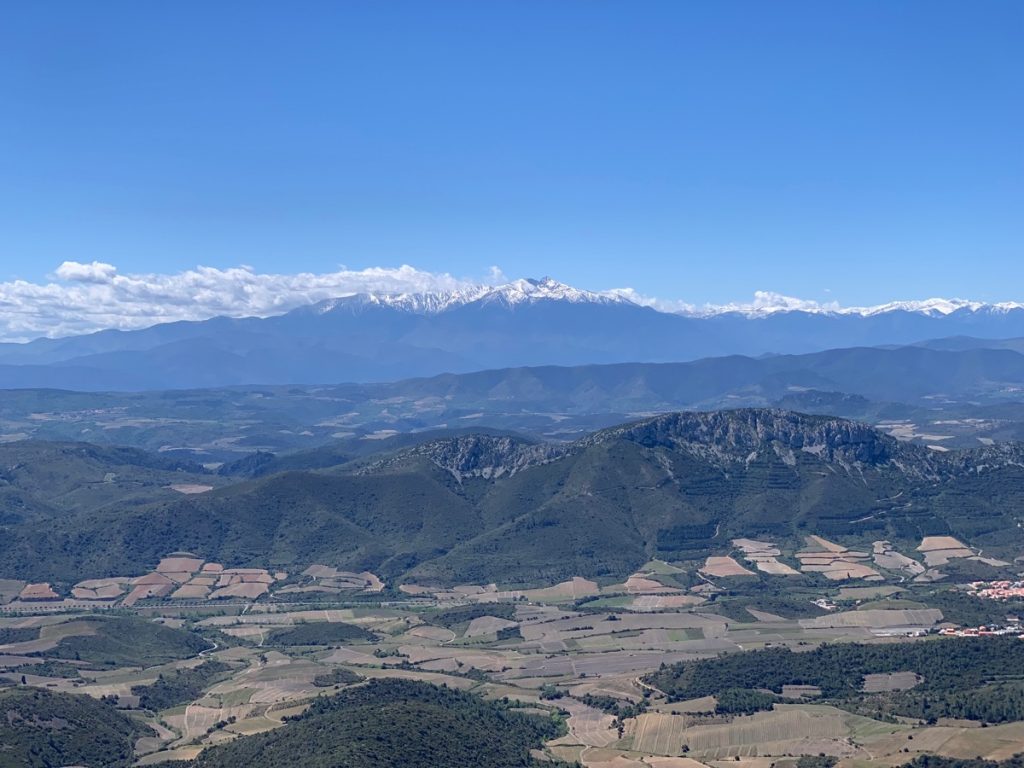 Blick auf die Pyrenäen