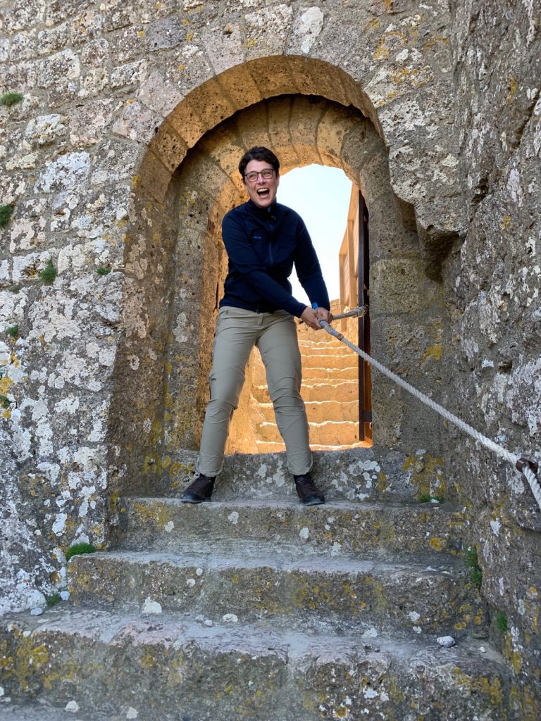 Martina hebt gleich ab