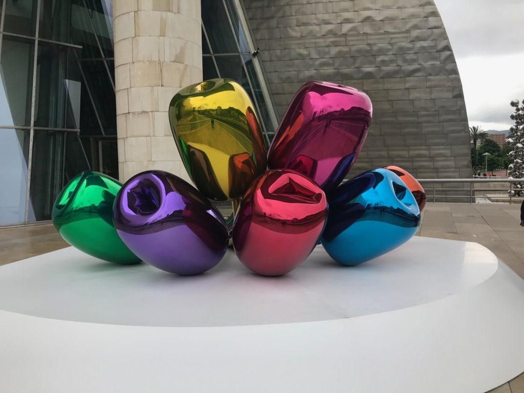 Installation im Wassergarten